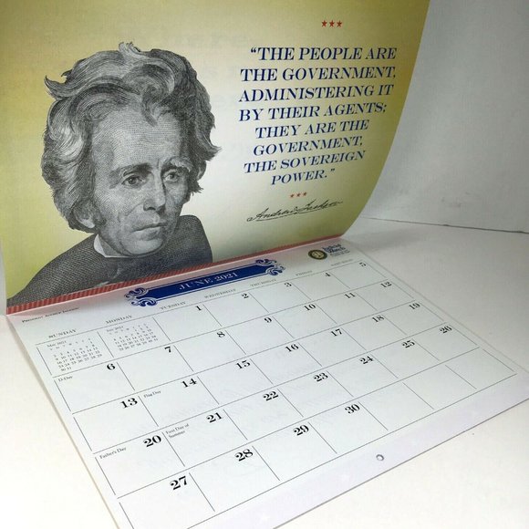 Founding Fathers 2020–2021 Calendar- Commemorative - Picture 9 of 12
